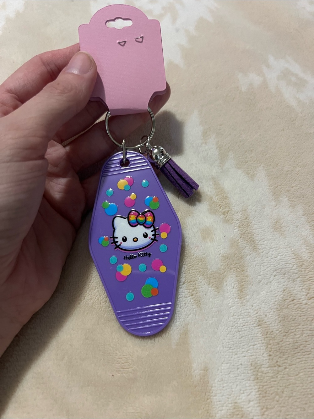 Colorful Hello Kitty Keychain 🌈 - Picture 1 of 4